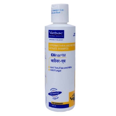 Virbac Clinar-M Anti Tick Shampoo For Dog - 200 Ml